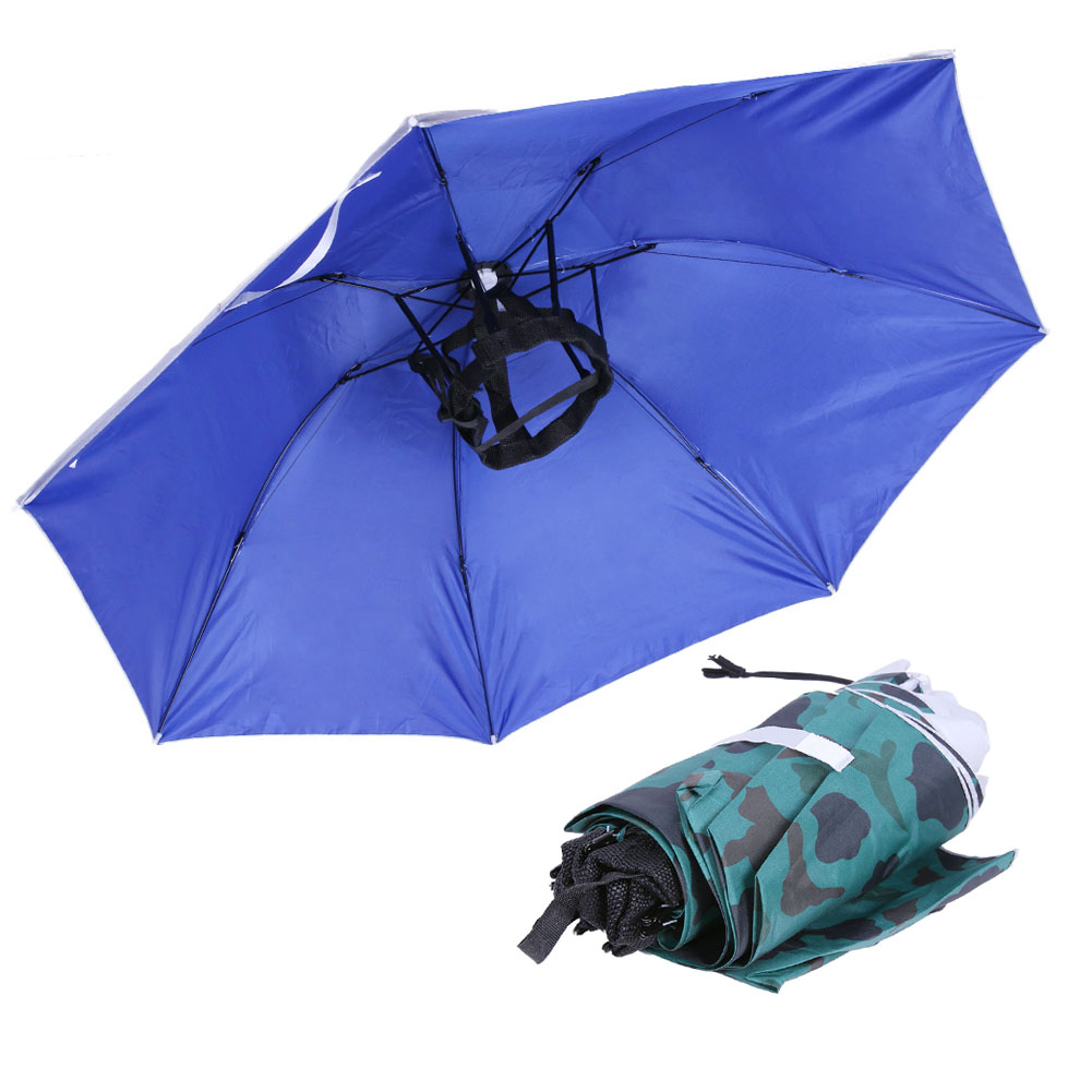 Golf Umbrella - قبعة مظلة قابلة للطي مقاومة للمطر،