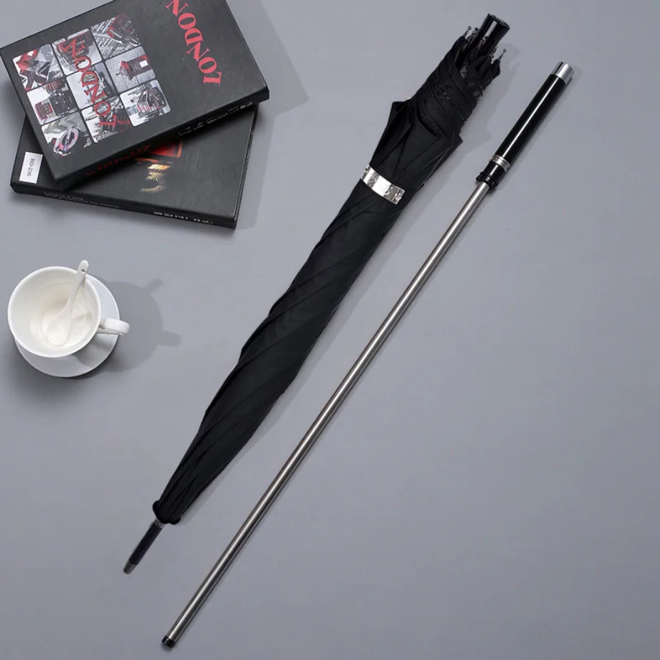 Golf Umbrella Large - مظلة قصب للأعمال ذات مقبض طويل