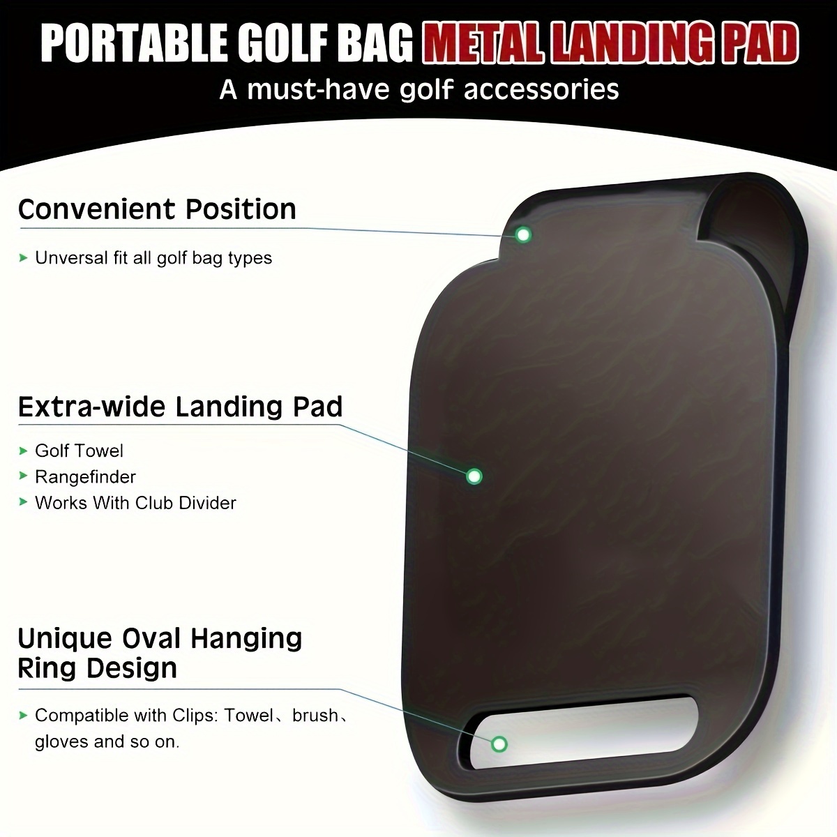 وسادة هبوط حقيبة الجولف المغنا - مراجعة Golf Rangefinder وسعره